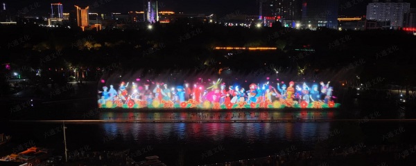 新疆克拉瑪依世紀(jì)公園音樂(lè)噴泉水秀